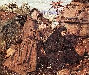 Jan Van Eyck Stigmatization of St Francis painting